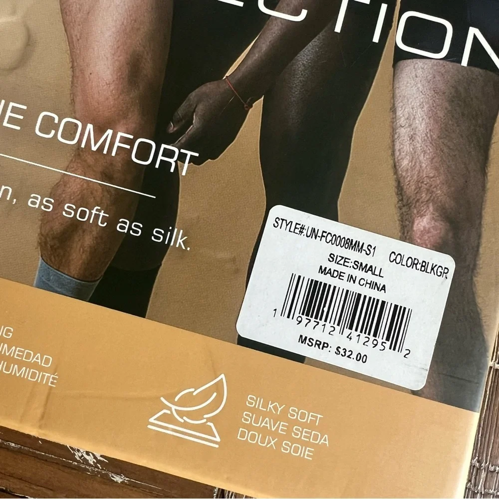 French Connection Men's Boxer Briefs Underwear Neutral Size S (28-30) 4-Pack New